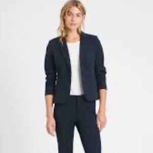 Banana Republic Women’s Navy Blue Classic Jacket Blazer Size: 10